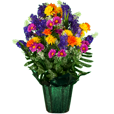 Potted Silk Arrangement + Service